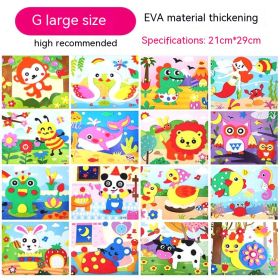 Creative Printed 3D Stickers For Children (Option: S)