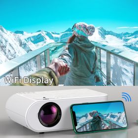 720p Portable Smart Projector P62 Supports Home Office HD Projector (Option: White with screen version-AU)