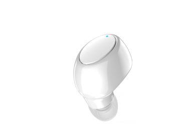 X6 Bluetooth Headset 50 Wireless Mini Invisible In-ear Waterproof Stereo (Option: Pp Bag White)