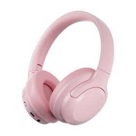 Noise Reduction Ultra-long Life Battery True Wireless Headset Bluetooth Headset (Color: Pink)