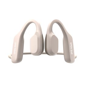 IPX5 Waterproof Sports Rear-mounted Bone Conduction Bluetooth Wireless Headset (Option: ASB X1 White)