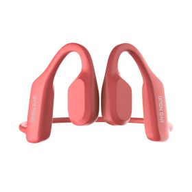 IPX5 Waterproof Sports Rear-mounted Bone Conduction Bluetooth Wireless Headset (Option: ASB X1 Pink)