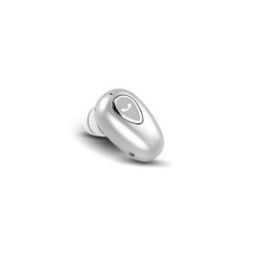 YX01 Bluetooth Headset New Wireless In-ear Mini Sports Invisible Stereo (Option: Silver-YX01 Boxed)