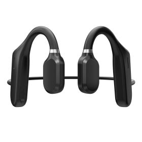 Bone Conduction Wireless Bluetooth Headset (Color: Black)