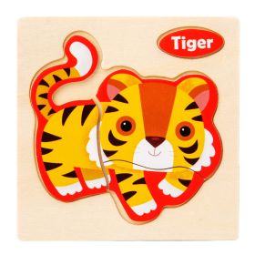 Three-dimensional Cartoon Pattern Puzzle Toy (Option: Tiger)