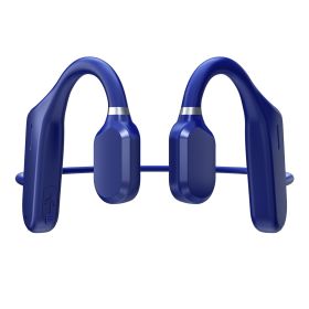 Bone Conduction Wireless Bluetooth Headset (Color: Blue)