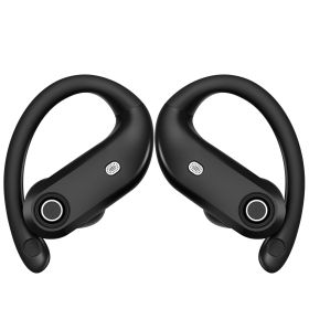 New ENC Double Microphone Noise-reduction Bluetooth Headset Level 7 Waterproof Headset Ear-mounted Base Mobile Power Supply (Option: Luoda Wireless Charger Button)